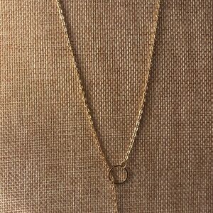 Elegant‎ Gold Necklace with Circle Pendant